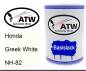 Preview: Honda, Greek White, NH-82: 500ml Lackdose, von ATW Autoteile West.